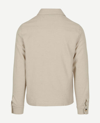 Suitable drop loop overshirt sand | Regular-fit