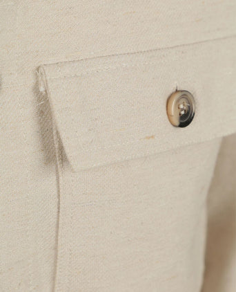 Drop loop overshirt sand