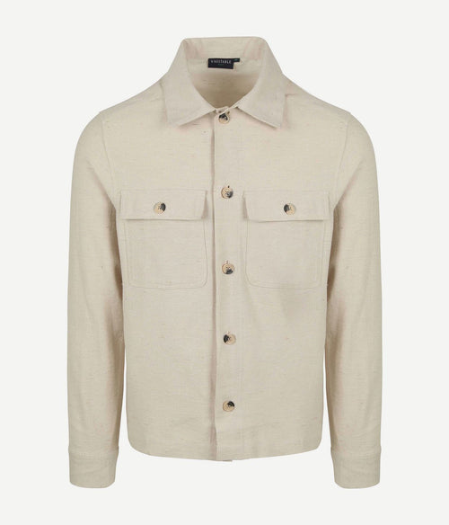 Drop loop overshirt sand