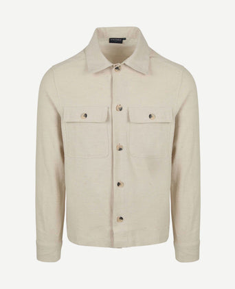 Drop loop overshirt sand