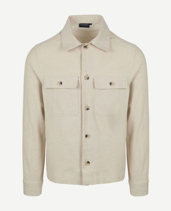Drop loop overshirt sand