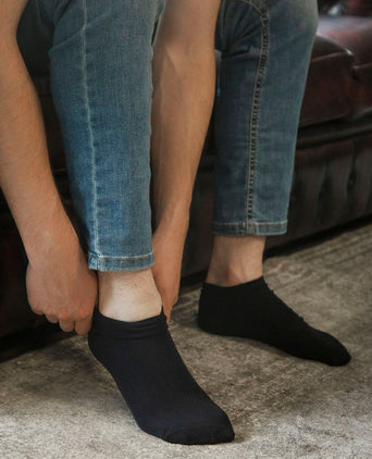 Enkelsokken (3-pack) donkerblauw