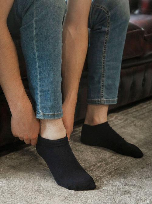 Enkelsokken (3-pack) donkerblauw