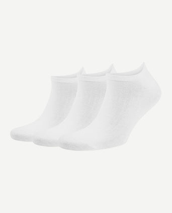 Suitable enkelsokken (3-pack) wit