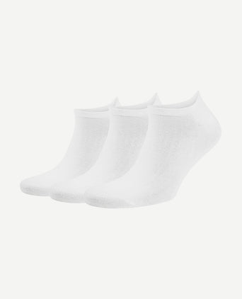 Enkelsokken (3-pack) wit