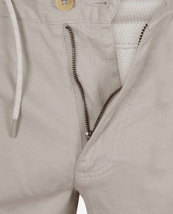 Suitable ferdi short greige | Slim-fit