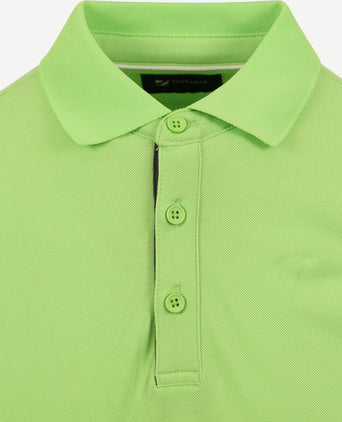Suitable fluo a polo fel groen | Slim-fit