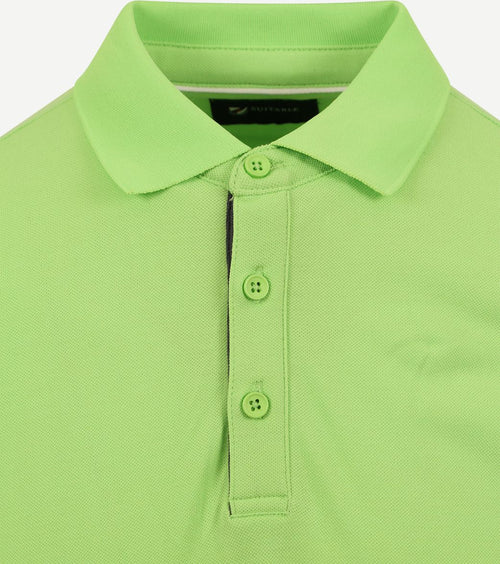 Suitable fluo a polo fel groen | Slim-fit