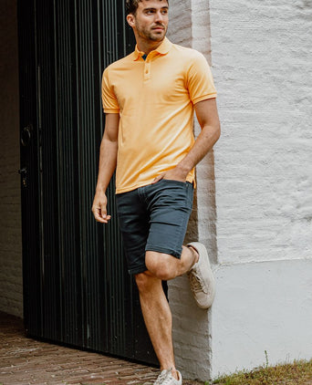 Suitable fluo a polo fel oranje | Slim-fit