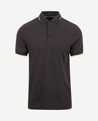 Fluo b polo antraciet