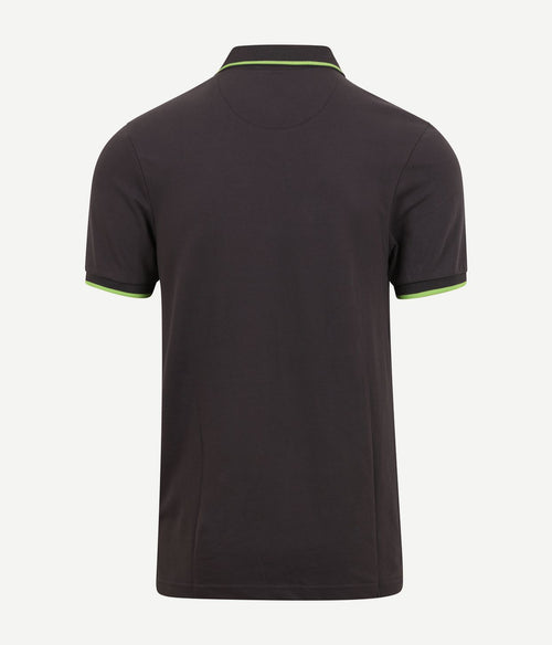 Suitable fluo b polo antraciet | Slim-fit