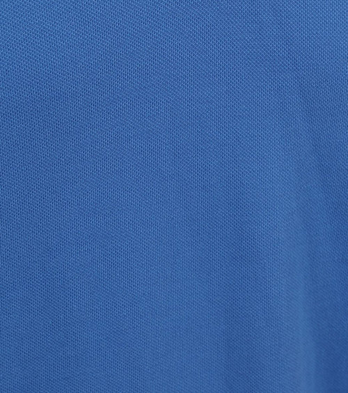 Suitable fluo b polo blauw | Slim-fit