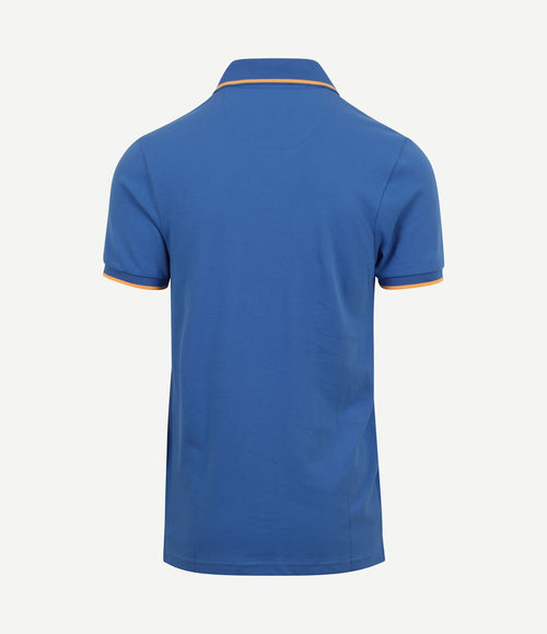 Fluo b polo blauw