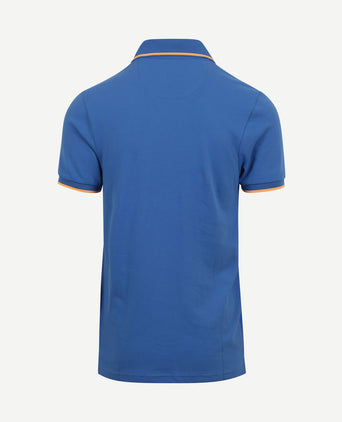 Fluo b polo blauw
