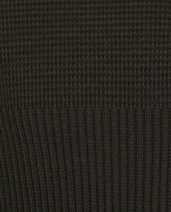 Suitable george pullover halve rits donkergroen