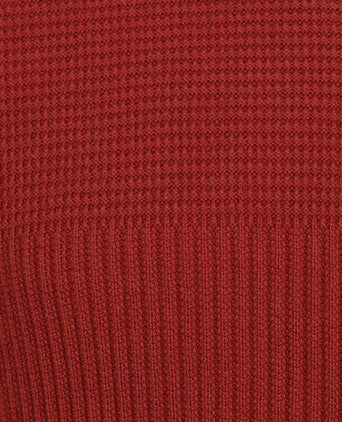 Suitable george pullover halve rits roest