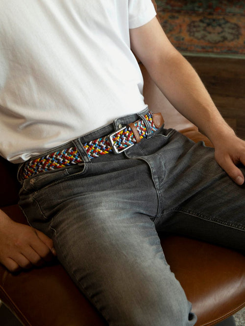 Suitable geweven riem multicolour