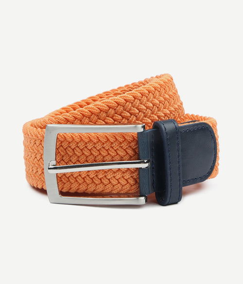 Suitable geweven riem oranje