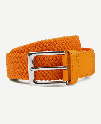 Suitable geweven riem oranje