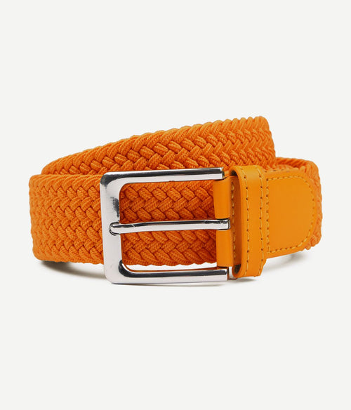 Suitable geweven riem oranje
