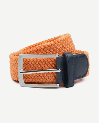 Geweven riem oranje