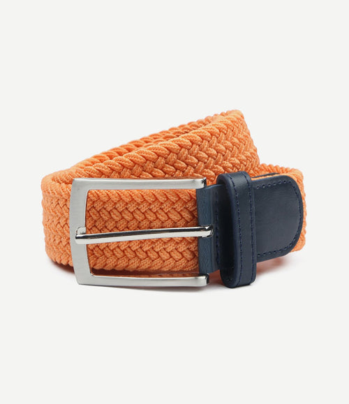Geweven riem oranje