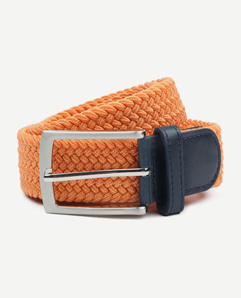 Geweven riem oranje