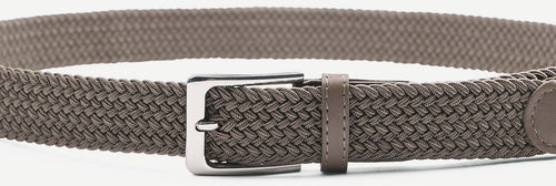Suitable geweven riem taupe khaki
