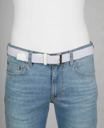 Suitable geweven riem wit
