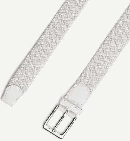 Suitable geweven riem wit