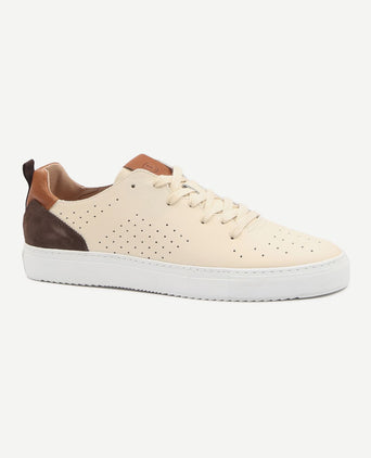 Grain sneaker beige