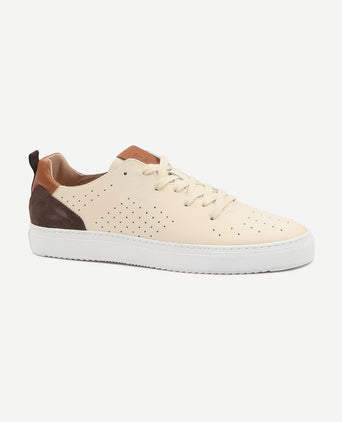 Grain sneaker beige