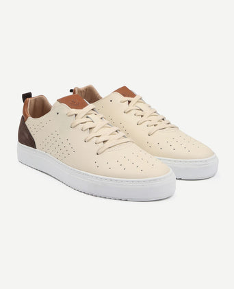 Grain sneaker beige