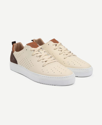 Grain sneaker beige