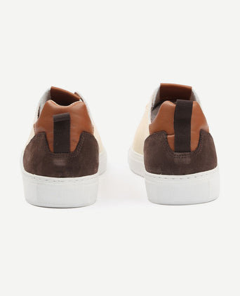 Grain sneaker beige