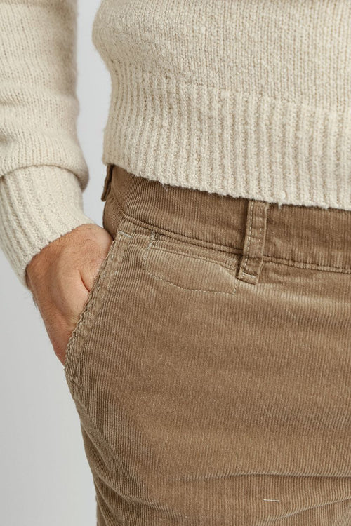 Suitable halve rits pullover boiled wool ecru