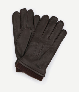Suitable handschoen leer bruin Suitable handschoen leer bruin