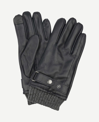 Handschoen nappa leer zwart