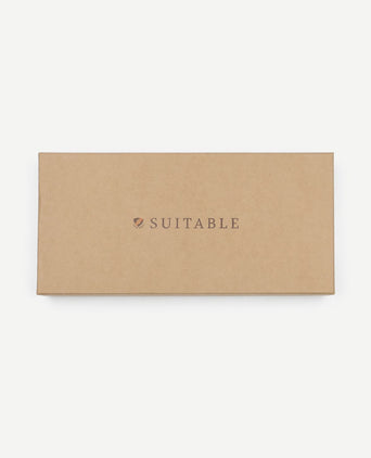 Suitable handschoen leer zwart