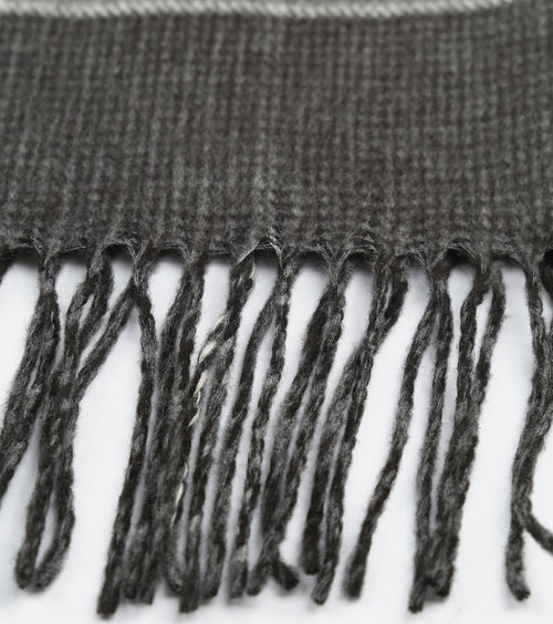 Suitable heren sjaal acryl ruit zwart 21-09