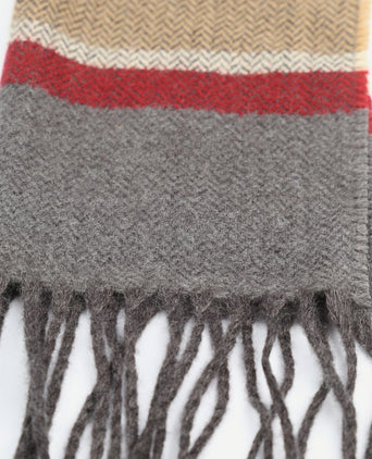 Suitable heren sjaal bruin rood