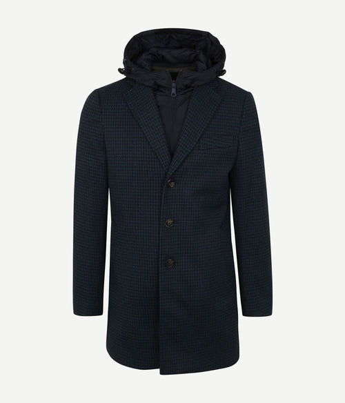 Suitable hood coat donkerblauw