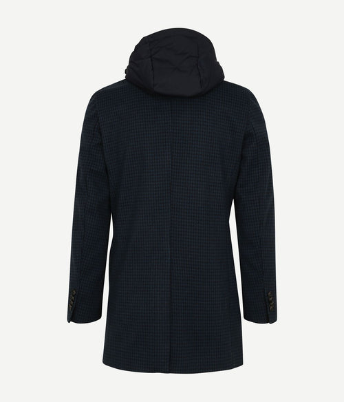 Suitable hood coat donkerblauw