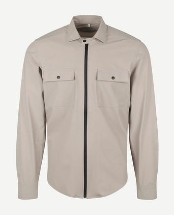 Suitable jacket shirt beige