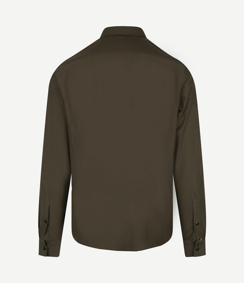 Jacket shirt donkergroen
