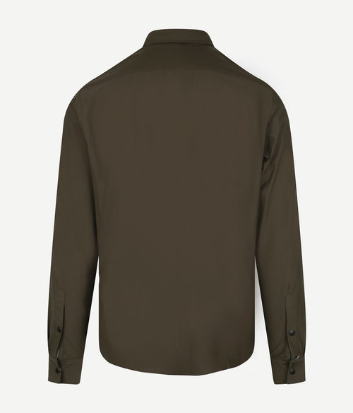 Suitable jacket shirt donkergroen