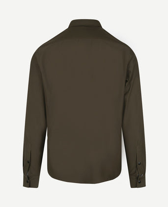Jacket shirt donkergroen