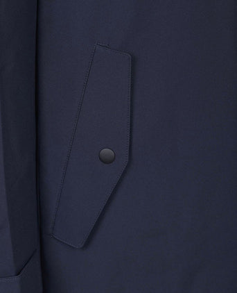 Jas hood tech donkerblauw