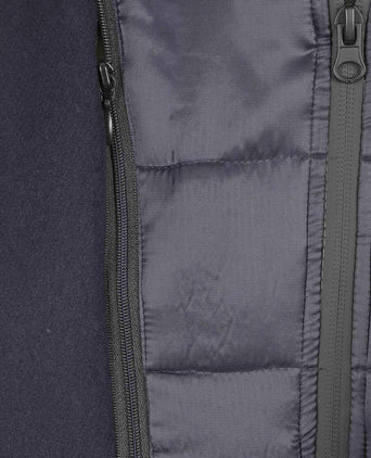 Coat wol twill donkerblauw