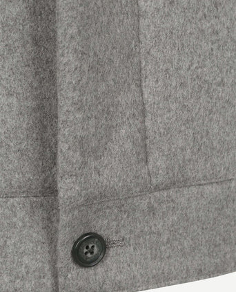 Suitable bomberjas flanel grijs | Regular-fit
